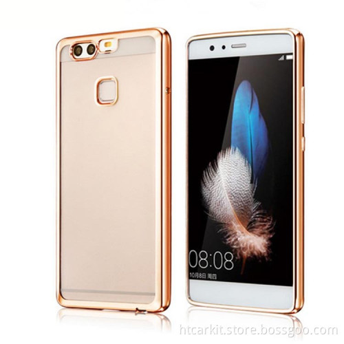shenzhen factory price for huawei p9 electroplating TPU cover case